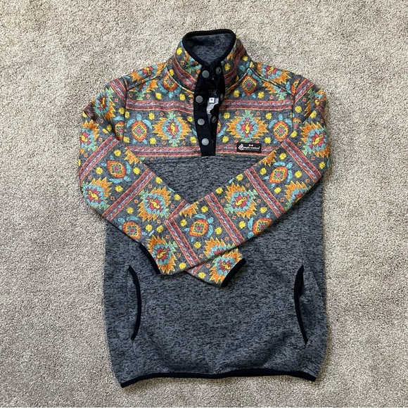 Simply southern 1/4 pull over, Aztec print, women’s small - Picture 1 of 4